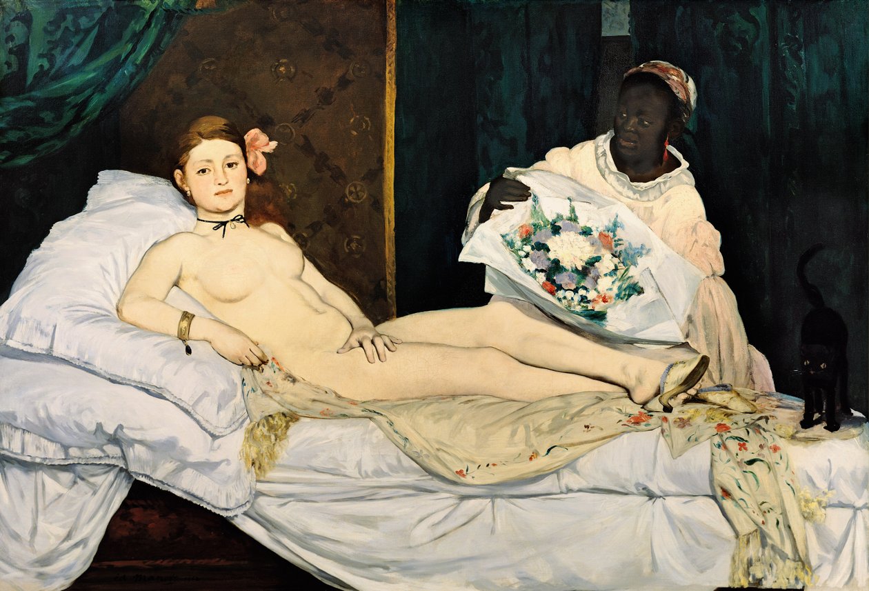 Olimpia, 1863 autorstwa Édouard Manet