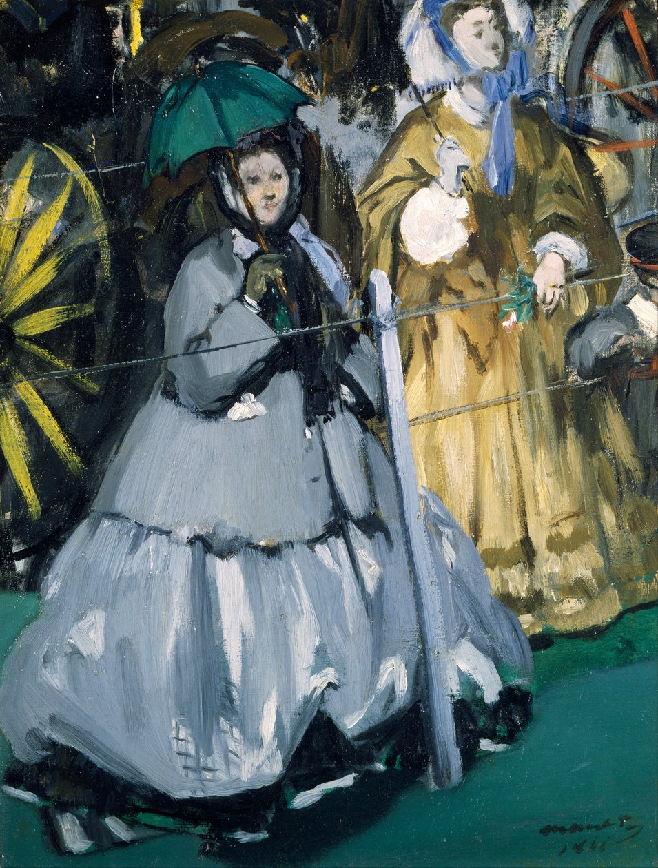 Kobiety na wyścigach autorstwa Édouard Manet