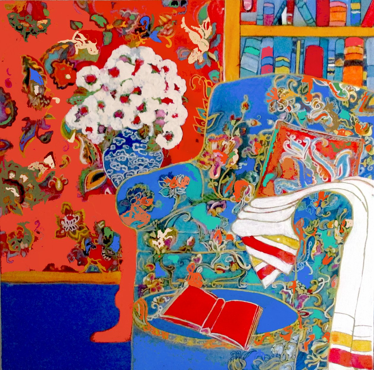 Stuffed and Comfy, 2017 (wszystko mieszane) autorstwa linda arthurs