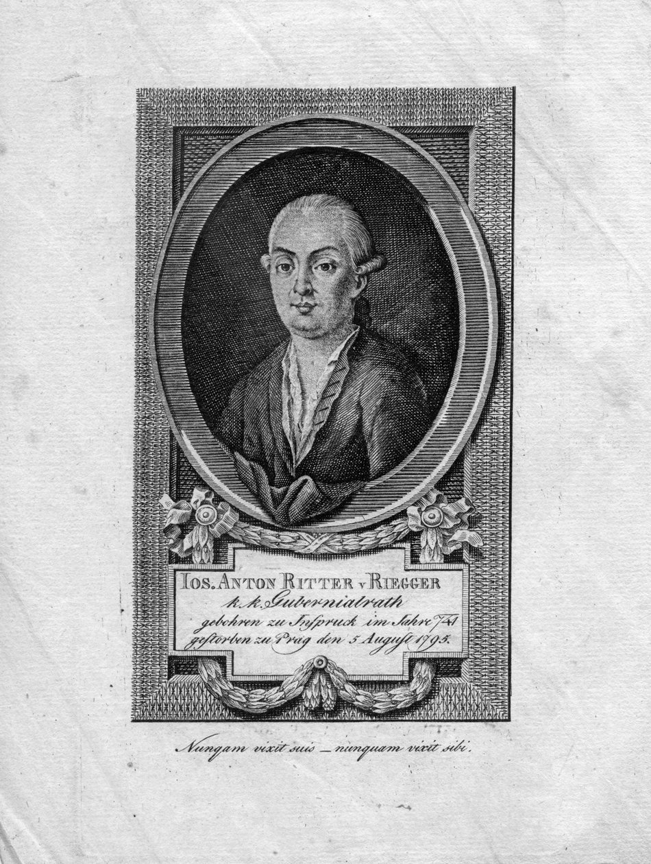 Josef Anton von Riegger autorstwa non identifié