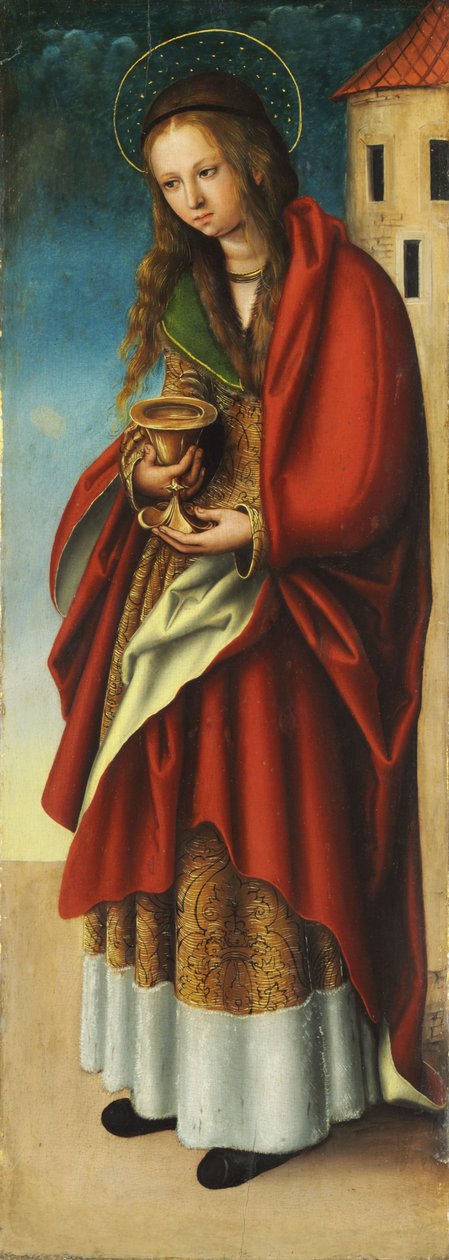 Św. Barbara autorstwa workshop of Lucas Cranach the Elder