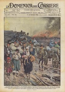 Grecy uciekający ze Smyrny, wojna grecko-turecka (1919-22) 1922