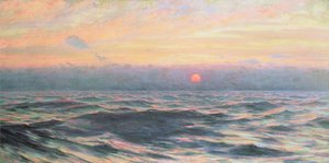 Zachód słońca, ok.1900