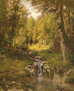 Basen w lesie, 1880