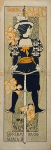 Plakat reklamowy z pedałami salonowymi, 1897