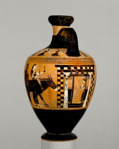 Terakotowa lekythos, c.550-530 pne (terakota)