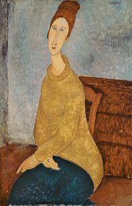 Jeanne Hebuterne w żółtym swetrze, 1918-19
