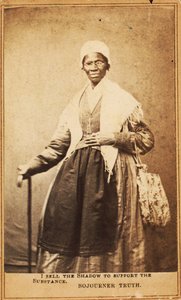Carte de visite Sojourner Truth, 1864