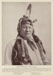 Deszcz w Twarz, Sioux Indian