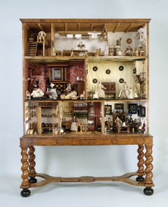 Domek dla lalek Petronelli Dunois, ok.1676 (drewno)