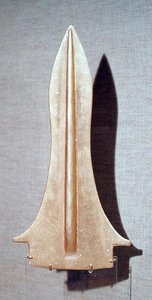 Sztylet, 1500-1250 p.n.e. (złoto)