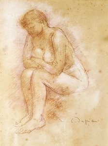 Siedzący nago; Nue Assise