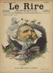 Emile Loubet, ilustracja do Le Rire