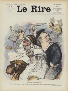 Fantazja ministerialna. Ilustracja do Le Rire