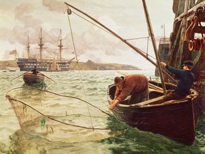 Sieć do połowu ryb, 1886