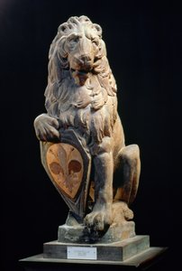 Lew heraldyczny, 1420 (marmur)