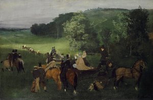Na torze wyścigowym (The Races), ok. 1861-62