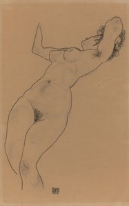 Leżąca nago; Akt leżący, 1918