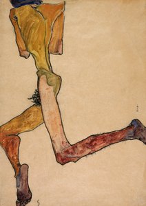 Leżący nagi mężczyzna, 1910