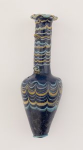 Butelka, Nowe Królestwo, ok. 1425-1362 pne (szkło)
