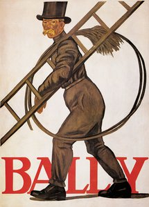 Plakat reklamujący skórę „Bally”, 1926
