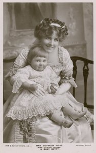 Pani Seymour Hicks i córka