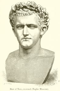 Popiersie Nerona w koronie
