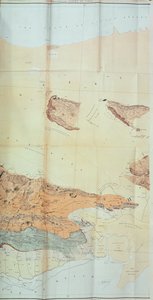 Mapa geologiczna pustyni Cutch, 1870