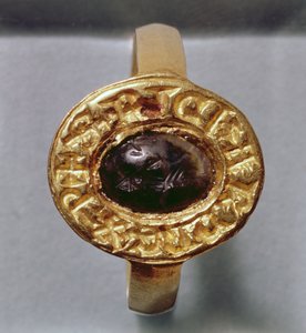 Pierścień King Richards (złoto i kamień szlachetny)