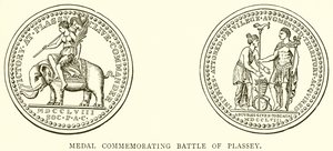 Medal upamiętniający bitwę pod Plassey