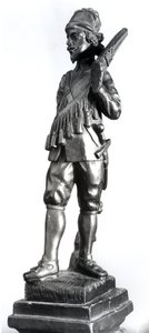 Muszkieter, 1638 (drewno rzeźbione)
