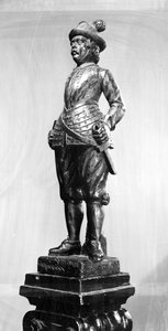 Oficer pikinierów, 1638 (drewno rzeźbione)