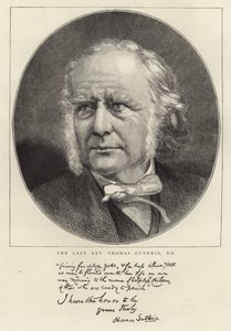 Późny wielebny Thomas Guthrie