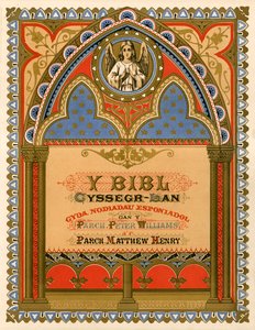 Strona tytułowa Biblii walijskiej
