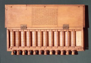 Pręty Napiers, 1671-1700 (drewno)