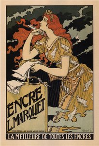 Atrament L. Marquet plakat, 1892