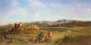 Polowanie na Gazele w Szott el-Hodna, 1856 r.