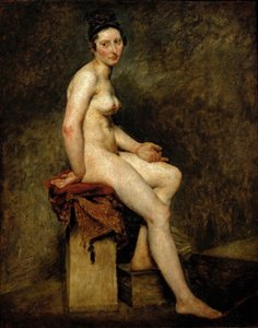 Mademoiselle Rose Siedząca Nude