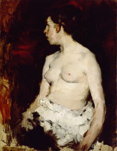 Siedzący akt, c.1879