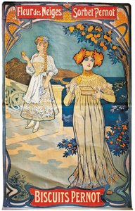 Plakat reklamujący herbatniki Pernod, 1897