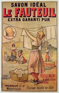 Plakat mydła Le Fauteuil