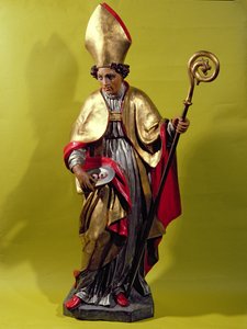 Św. Clair (drewno polichromowane)