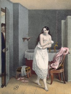 Kobieta wychodząca z kąpieli, ok. 1825 r.