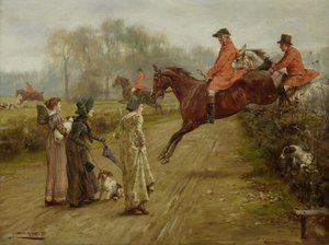 Oglądanie polowania, 1895