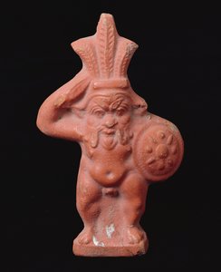 Statuetka egipskiego boga domowego Bes