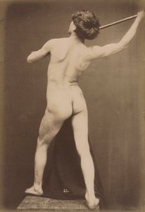 Akt męski, ok. 1870-1875.