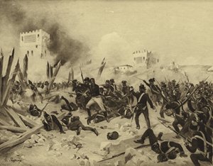 Bitwa pod Badajoz, 1812 (grawiura)