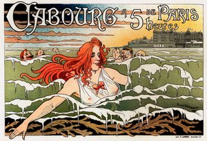 Plakat kasyna w Cabourg, 1896 r