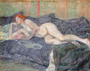 Leżący akt, 1897