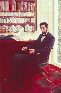Portret Abrahama Lincolna (kolor lito)